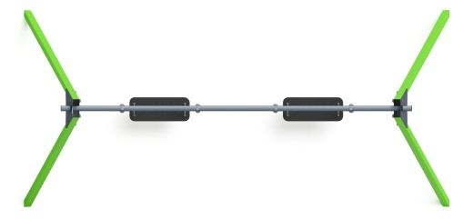 Качели двойные М2 - ИО 12.М.03.03.03-02