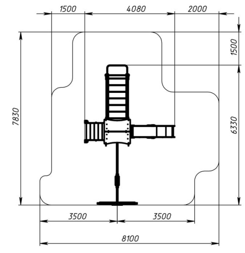 Лукоморье - ДИК 2.25.03-01.С - Игровой комплекс H=1200