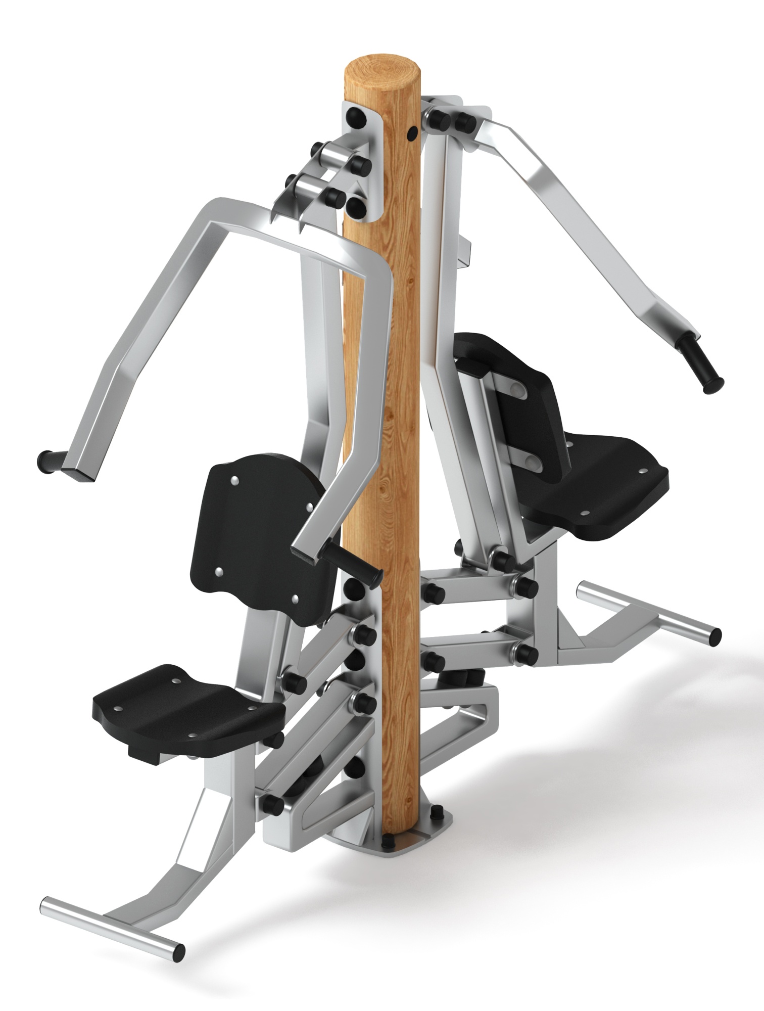 Тренажер жим от груди двойной (лиственница) СТ 030-Л.И1