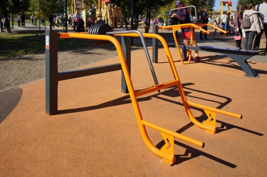 Силовой тренажёр "Становая тяга" с блинами ТР-4.02