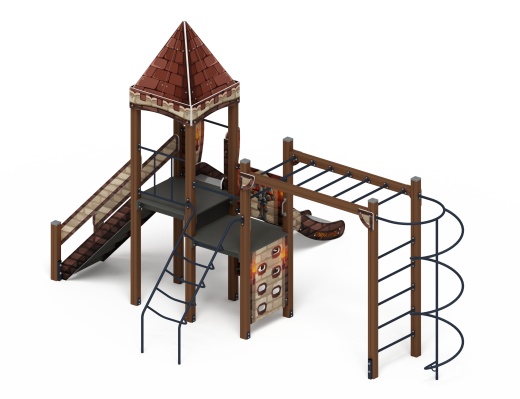 Замок (Средневековый) - ДИК 2.18.03-02 - Игровой комплекс H=1500