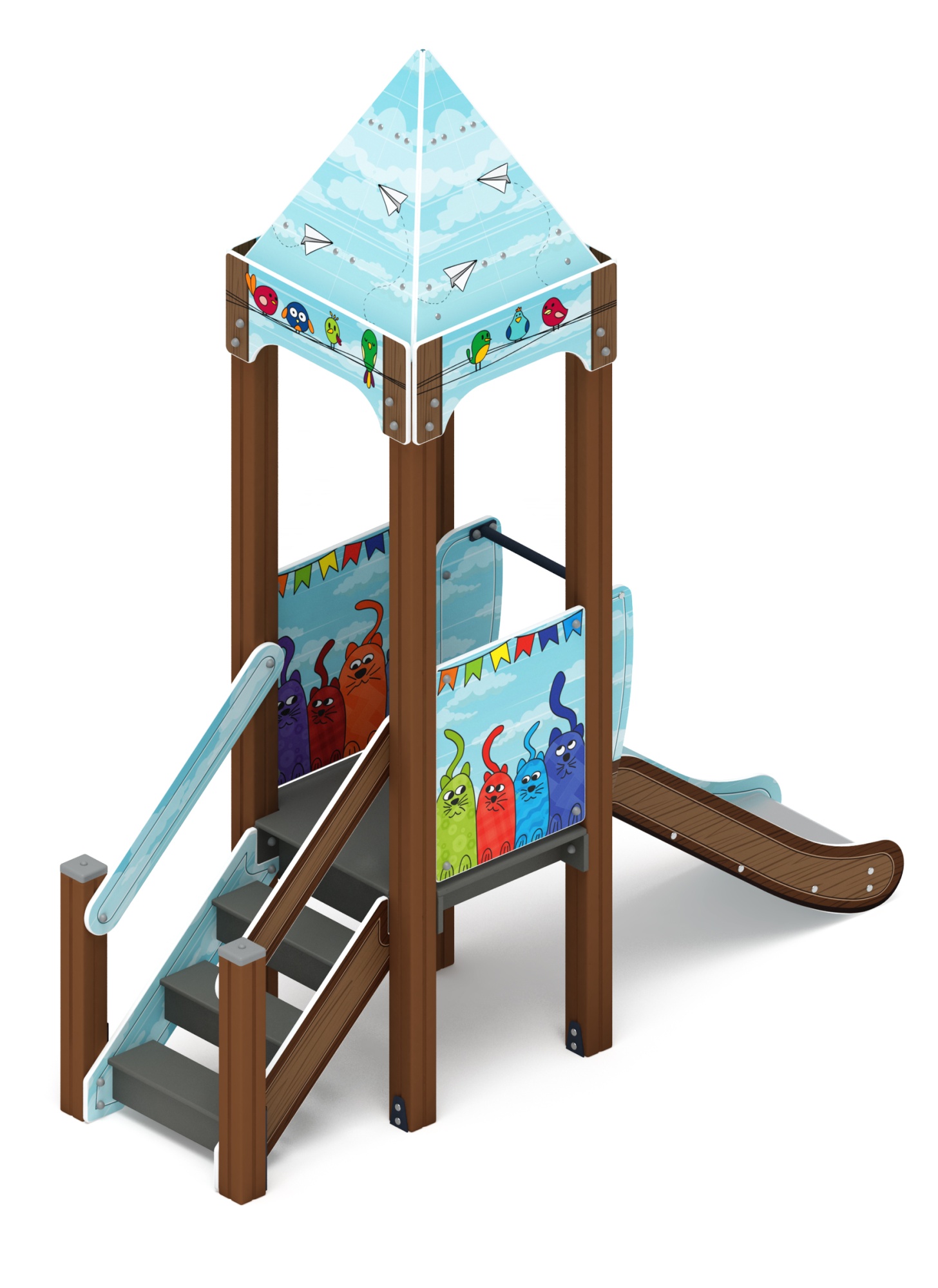 Горка - ИО 41.15.01-21 - Королевство (Коты) H=750