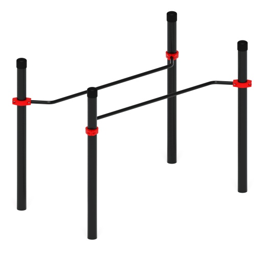 Воркаут ЛОВ 108 красный ВТ 102.01-01