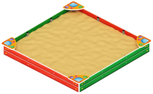 Песочница большая (Ракушки) - ИО 5.01.03-01