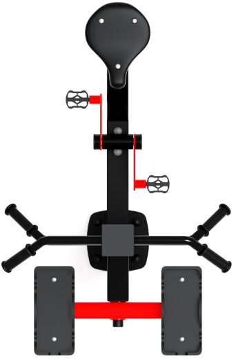 Степ+Вело (красный) - Уличный тренажер - СТ 018-11