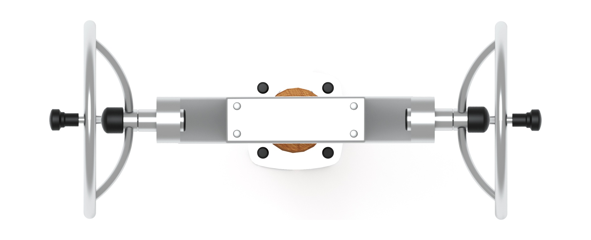 Тренажер рули (положение стоя) (лиственница темный) СТ 105-Л.И1.01