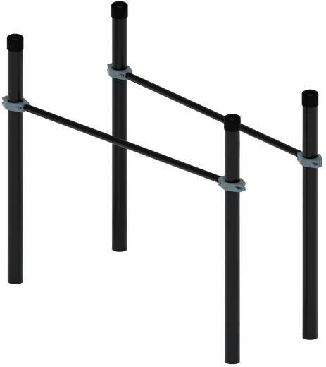 Воркаут ЛОВ 108 серый ВТ 102.09-03