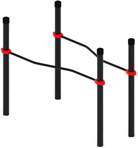 Воркаут ЛОВ 108 красный ВТ 102.05-01