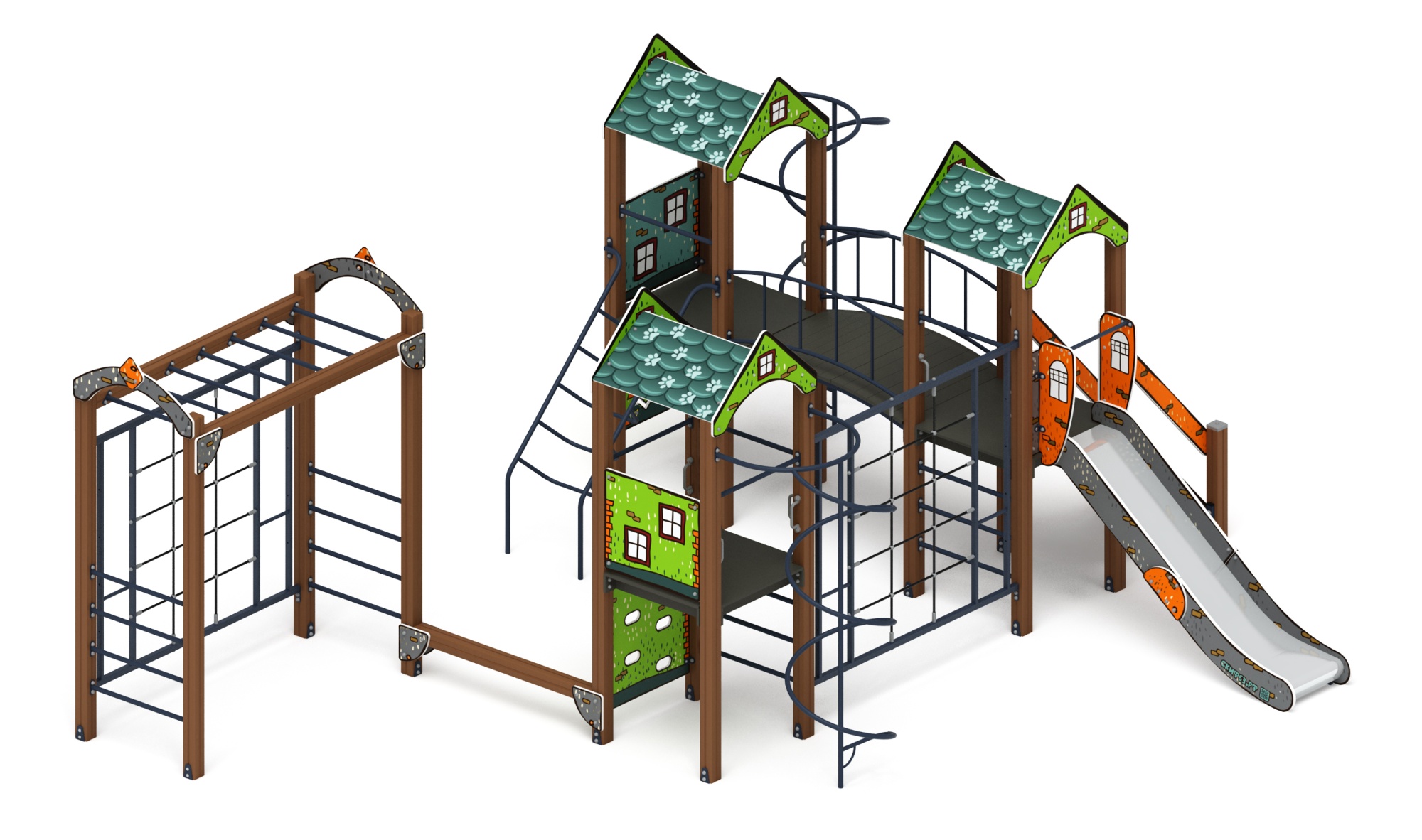 Городок (Город) - ДИК 2.01.3.04-01 - Игровой комплекс H=1200