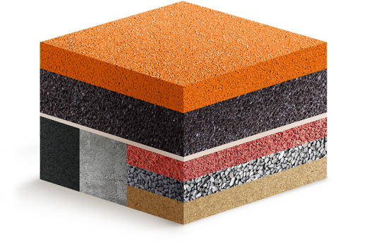 Покрытие из резиновой крошки Kids Comfort