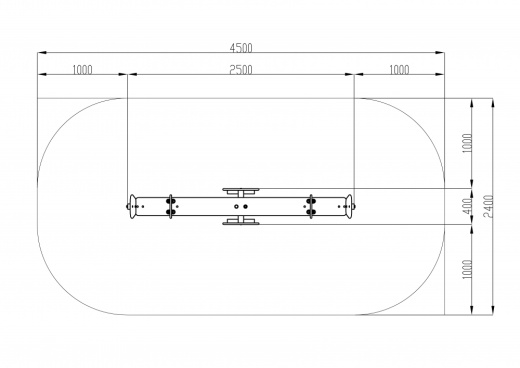 Качалка балансир со спинкой - ИО 21.М.01.01-П.01