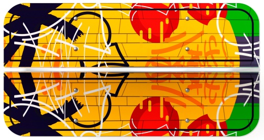 Скамейка детская Граффити МФ 41.01.02-01