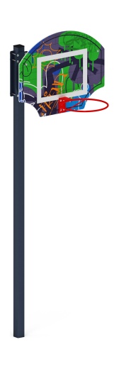 Стойка баскетбольная мини (граффити) - СО 1.70.01-03