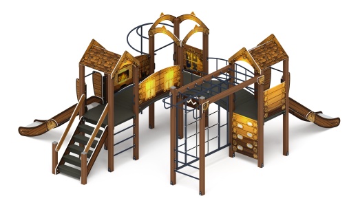 Городок (ЭКО) - ДИК 2.01.3.01-02 - Игровой комплекс H=1200