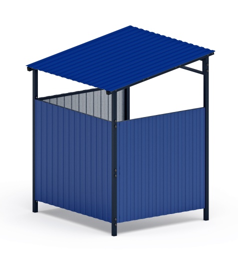 Навес контейнерной площадки для мусора (1 секция) МФ 55.02.03.1-03