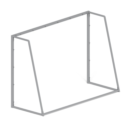 Ворота мини футбольные (серые) (с креплением сетки) - СО 2.60.02-03