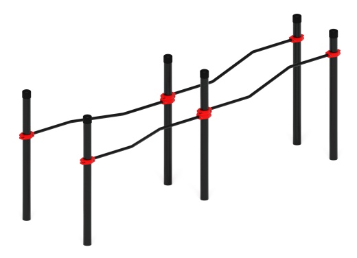 Воркаут ЛОВ 89 красный ВТ 101.17-01