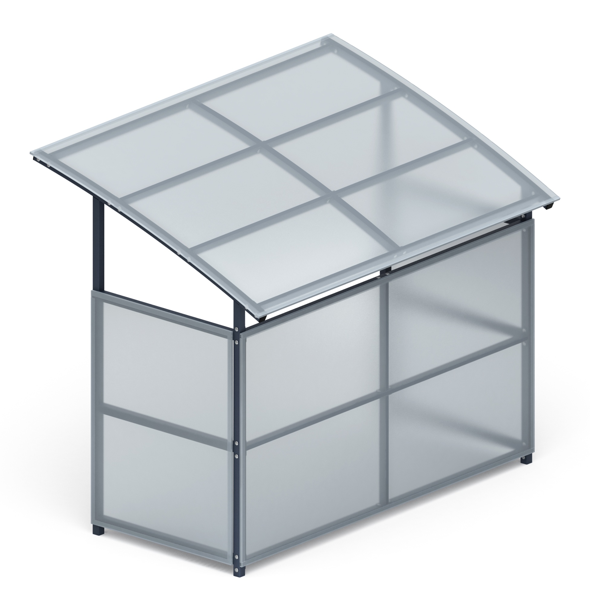 Навес для колясок (1 секция) МФ 741.01-02