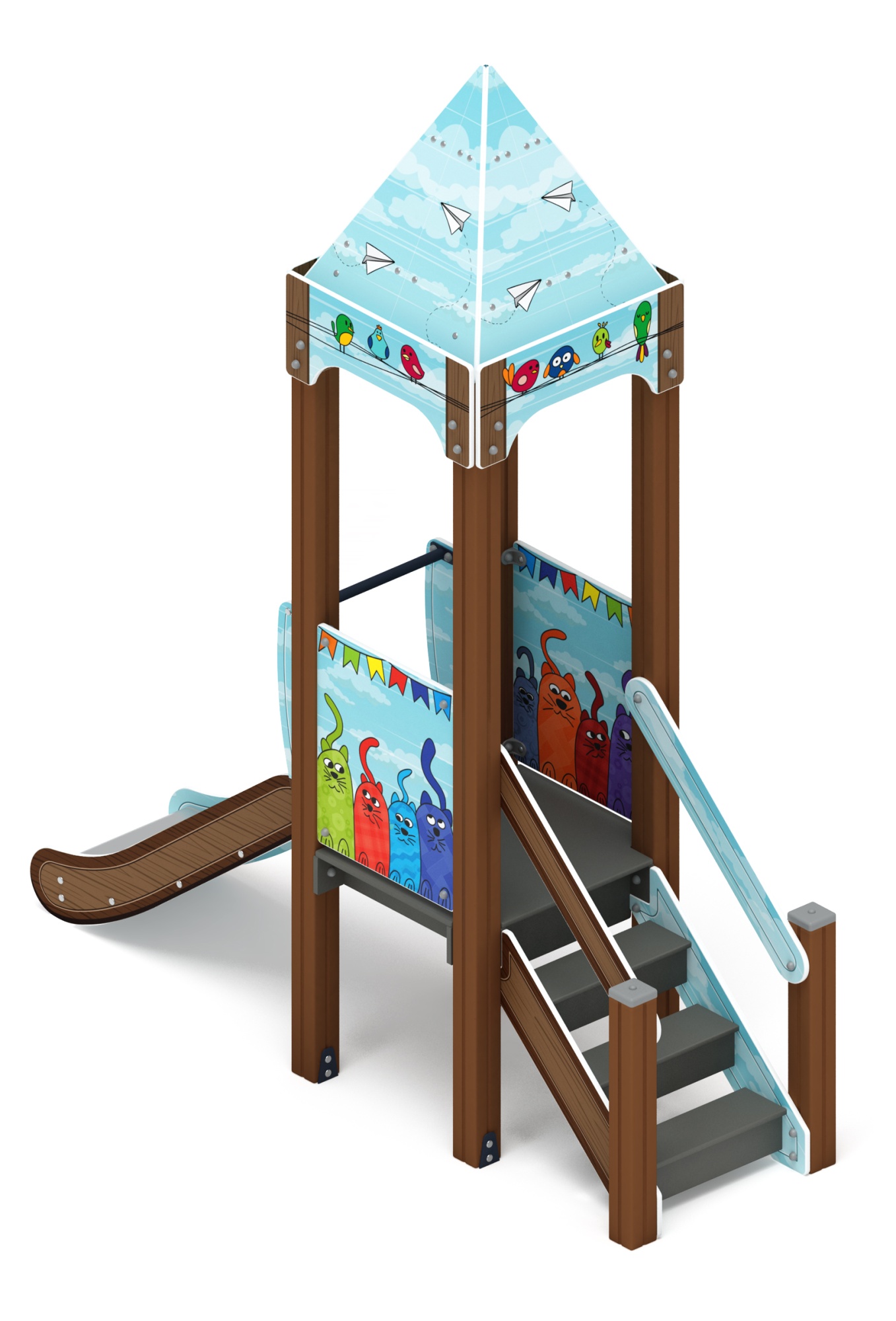 Горка - ИО 41.15.01-21 - Королевство (Коты) H=750