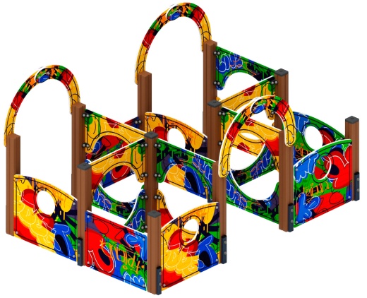 Лабиринт Кубик 2 (граффити) МФ 20.01.02-10