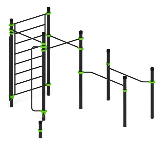Воркаут ЛОВ 108 зеленый ВТ 102.15-02