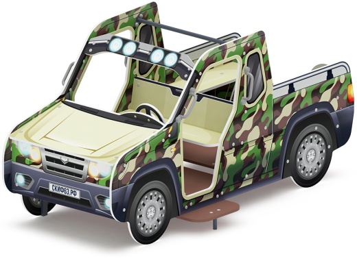 Джип пикап Сафари - Беседка машинка - МФ 10.03.10-10