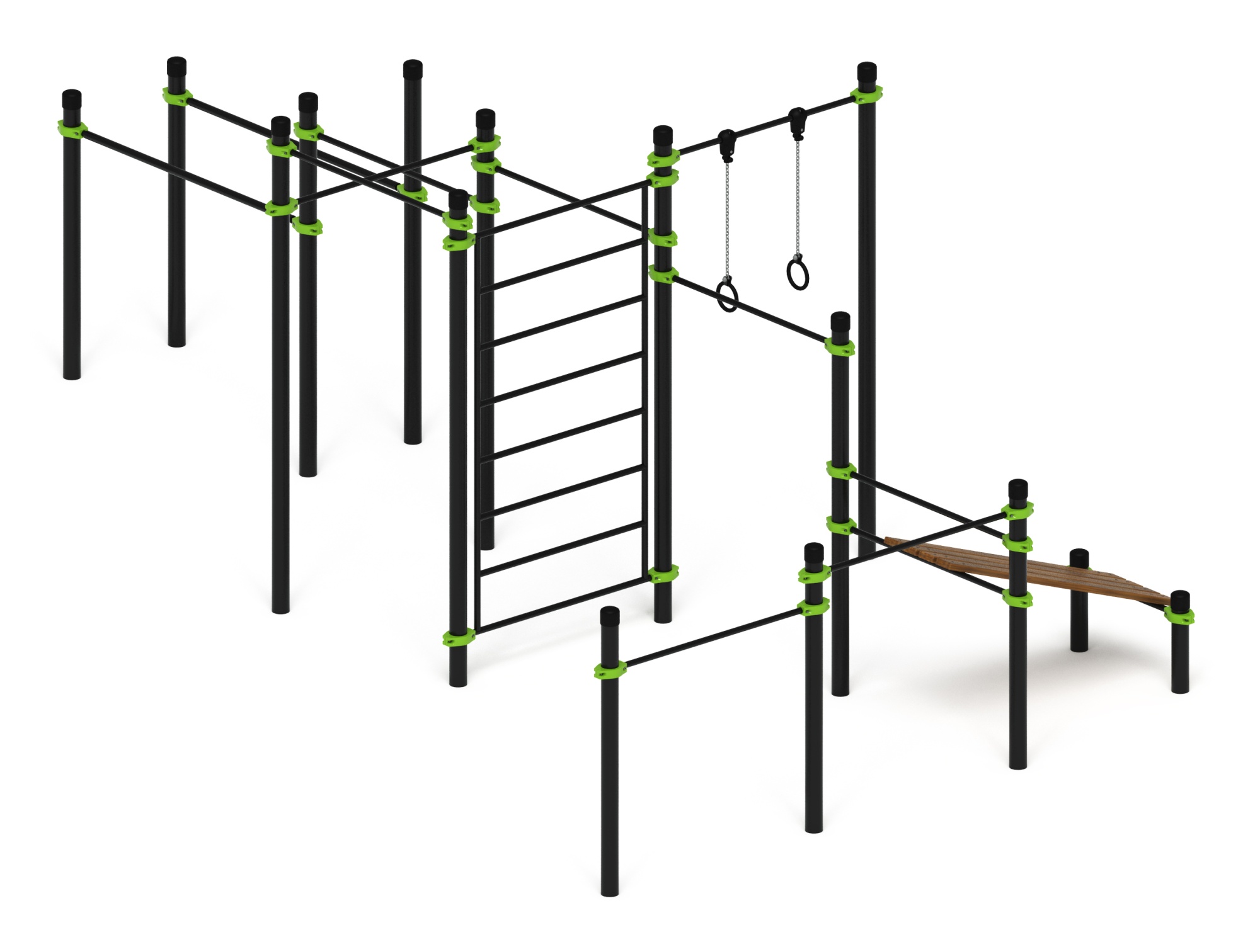 Воркаут 108 зеленый ВТ 12.23-02