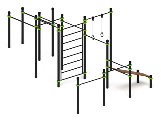 Воркаут 108 зеленый ВТ 12.23-02