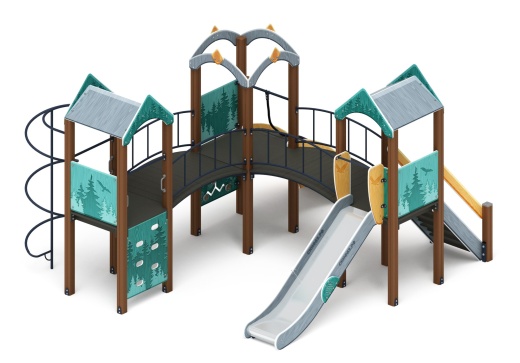 Городок (Тайга) - ДИК 2.01.3.03-03 - Игровой комплекс H=1200