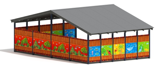 Теневой навес (Карандаши) - МФ 70.8.5-09