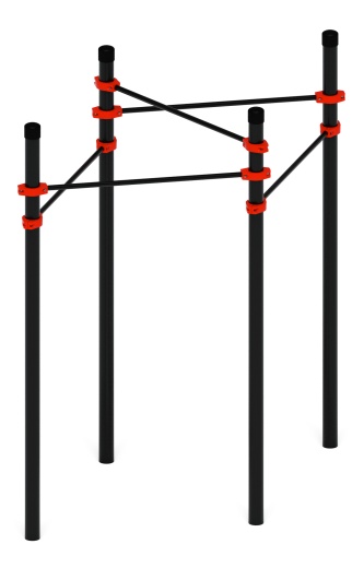 Воркаут 108 красный ВТ 12.08-01
