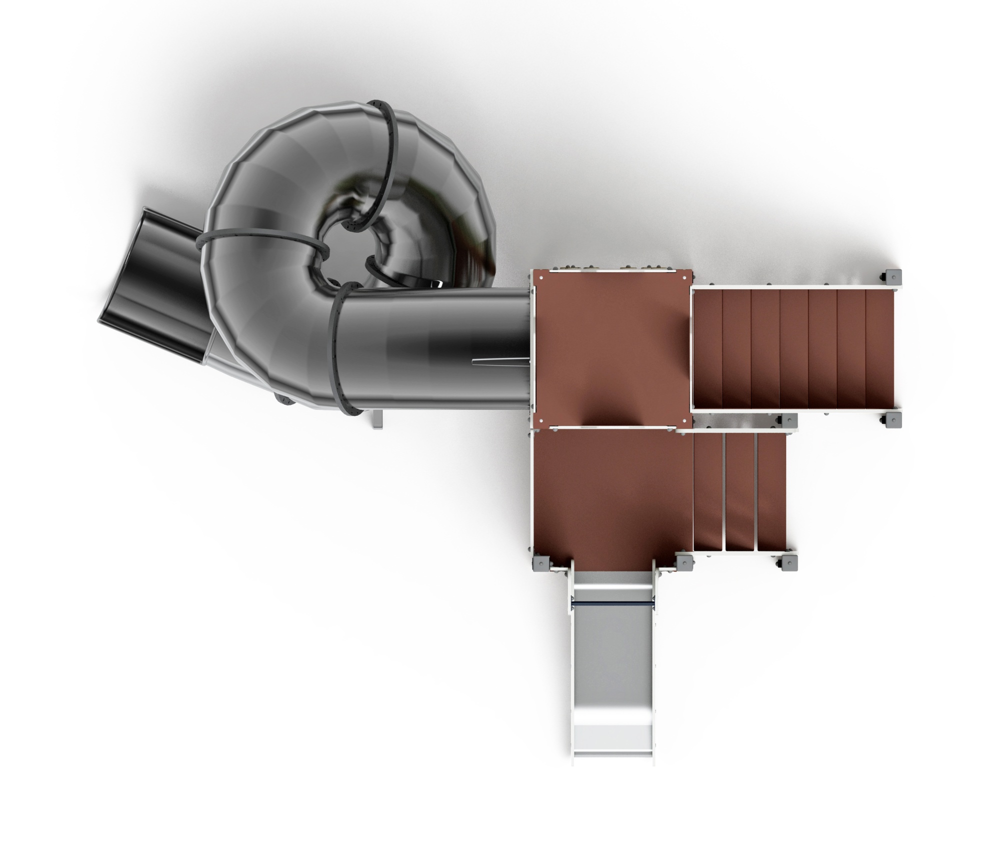 Буровая (Изумруд) труба винтовая Н 2000, горка 750, Н 2000, ДИК 2.28.02-02