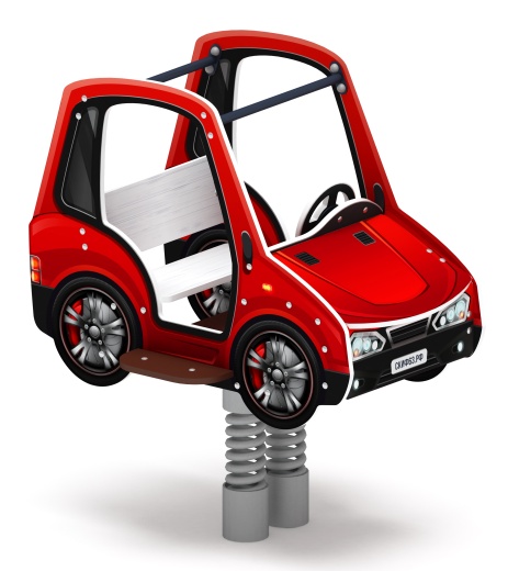 Машинка - Качалка на пружине двухместная машинка - ИО 23.03.01-03