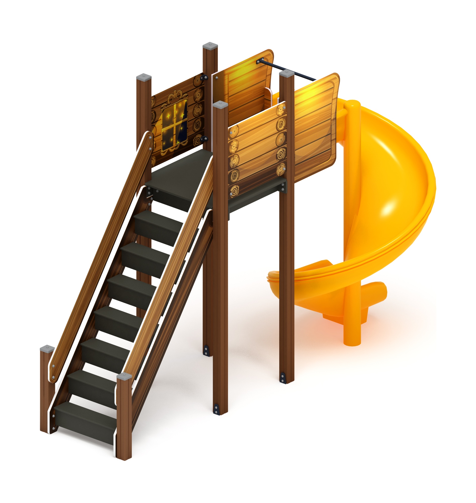 Горка винтовая - ИО 43.01.01-02.И1 - (ЭКО) H=2000