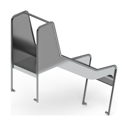 Горка для геопластики из нержавеющей стали 600 SNG 600.470-01