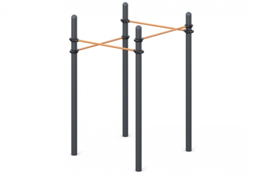 Четыре разноуровневых турника W-02-004