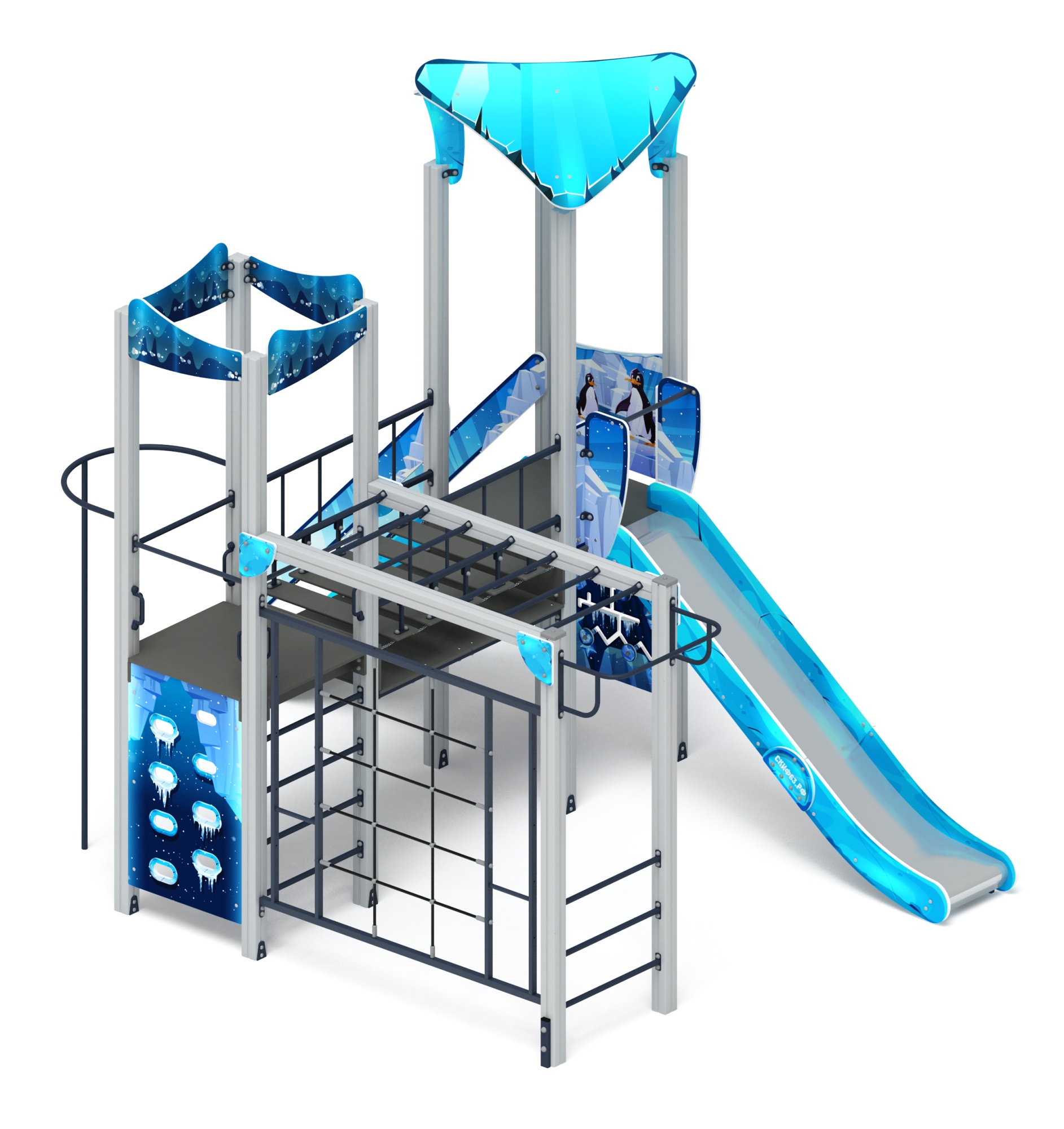 Волшебный город (Снежная королева) - ДИК 2.19.05-02 - Игровой комплекс Н=1500