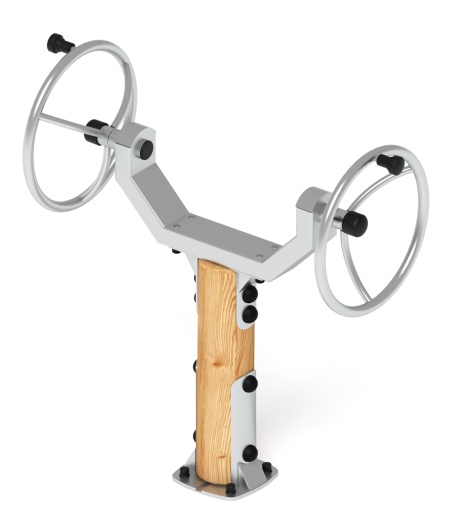 Тренажер рули (положение сидя) (лиственница) СТ 106-Л.И1