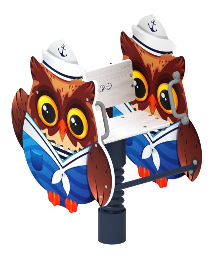 Совенок-моряк - Качалка на пружине - ИО 22.17.05-И1