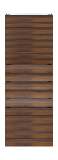 Шезлонг парковый - МФ 42.03.01 (Темный дуб) Д:580  (под анкера) (под анкера)