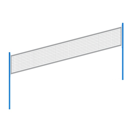 Комплект волейбольных стоек - СО 2.78.01 (без сетки)