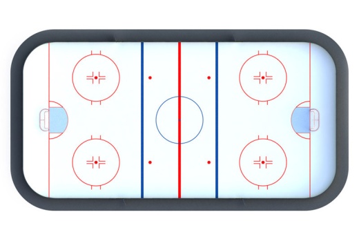 Хоккейная коробка R-3м. защитная сетка Н-1500мм за воротами ХОК-1.4