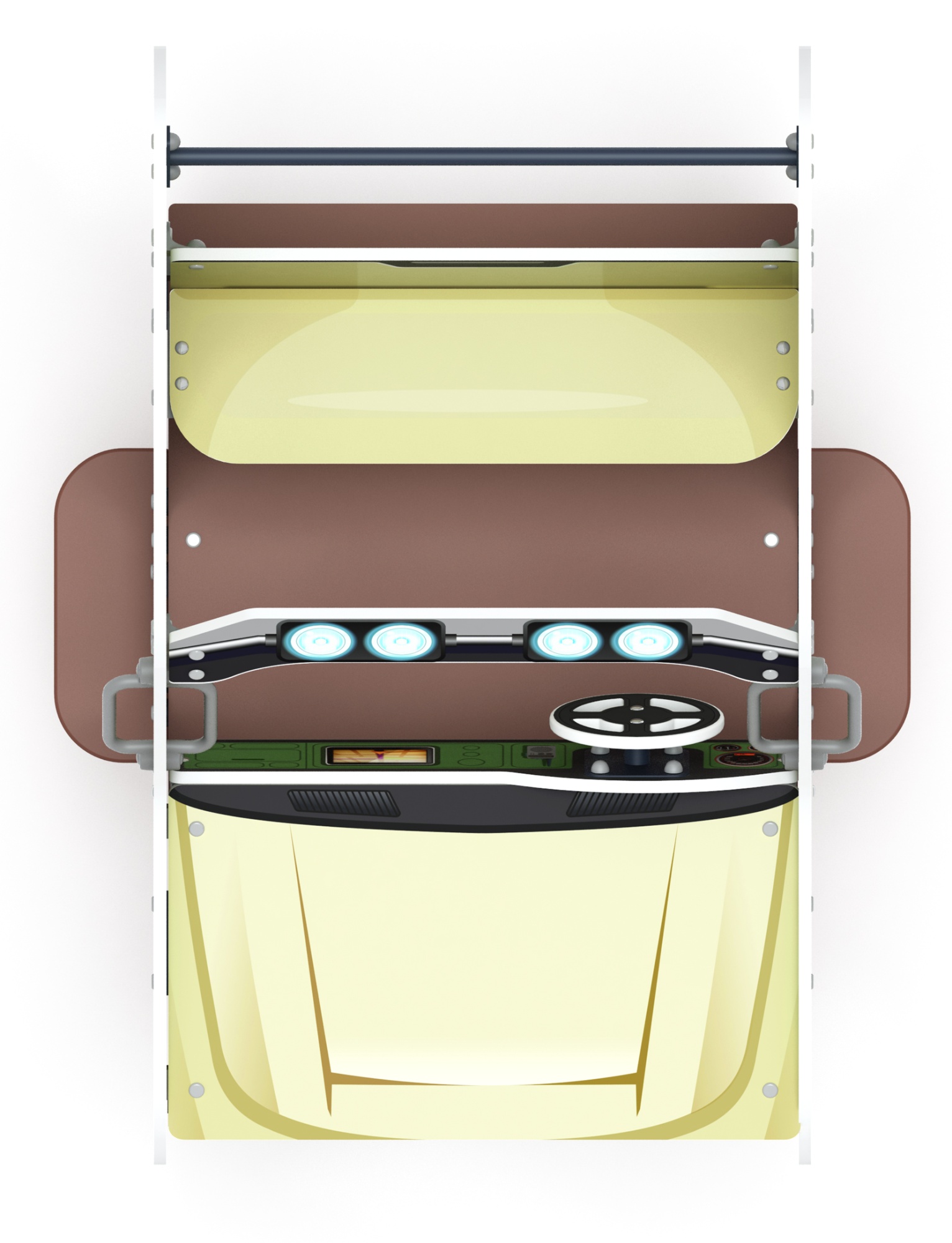 Джип Сафари - Качалка на пружине двухместная машинка - ИО 23.03.05-10