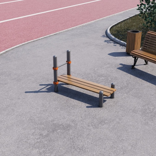 Скамейка для пресса (прямая) СВС-88-М