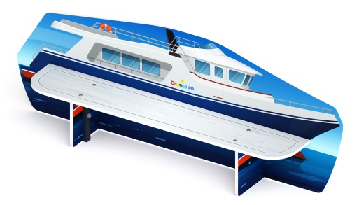 Яхта - Скамейка детская - МФ 41.03.02