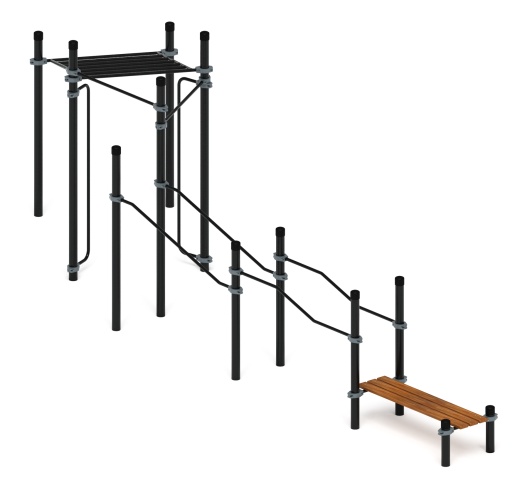 Воркаут ЛОВ 108 серый ВТ 102.21-03