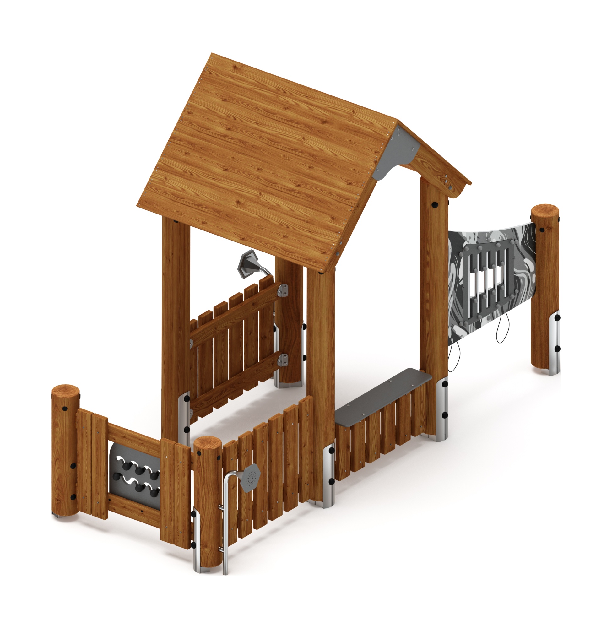 Домик (лиственница темный) МФ 10.24.01-Л.И1.01