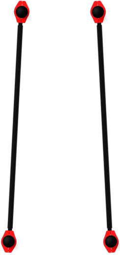 Воркаут ЛОВ 108 красный ВТ 102.09-01