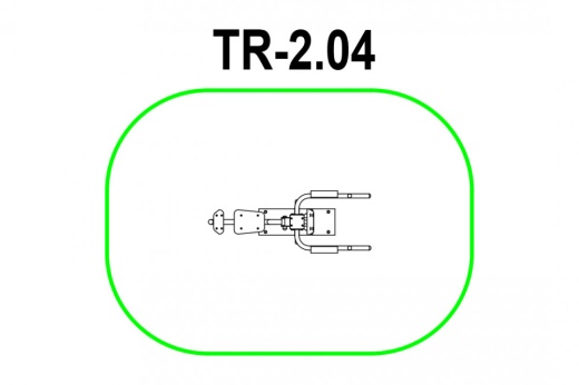 Тренажер двойной «Жим ногами - брусья» ТР-2.04
