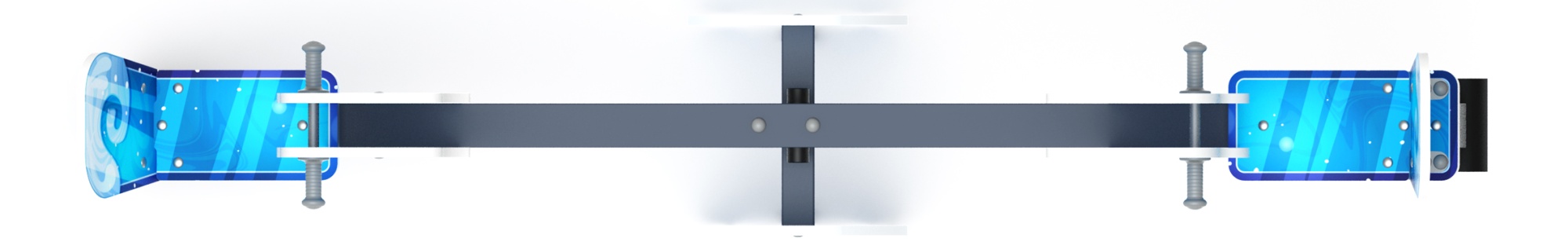 Качалка балансир со спинкой Лошадка (Снежная королева) - ИО 21.М.01.02-П.02